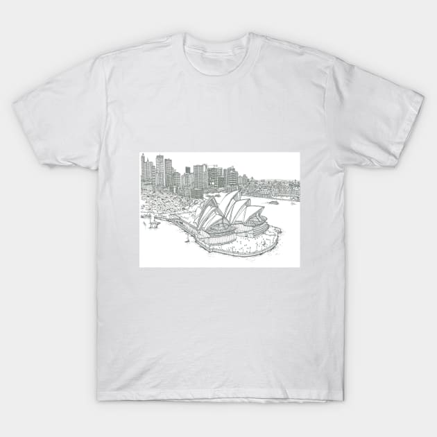 Sydney Opera T-Shirt by valery in the gallery